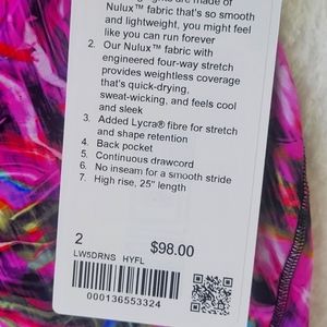 Base Pace Hight rise tight 25"